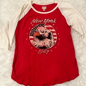 New York 3/4 sleeve tee